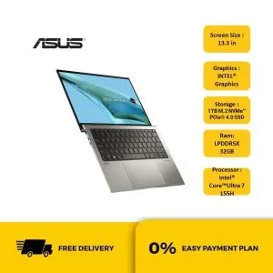 ASUS UX5304M-ANQ137WS(GY) LAPTOP INTEL CU-7 (OPI) ZENBOOK S CORE ULTRA 7