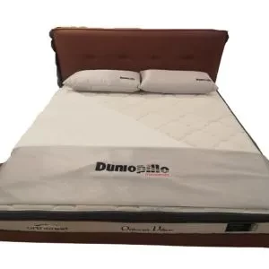 COMFORT COMFORT K822 (FC) QUEEN BEDFRAME - SPLIT FABRIC-PEACH (HR918-09)