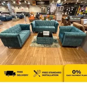 NICOLLO EMPOLI (OCEAN) 3+2+1+COFEE TABLE SOFA CHESTERFIELD SOFA