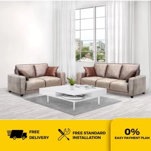 SILENTNIGHT CHOMEL (FC) 3+2 SOFA SET FABRIC CLOUD & SPICE